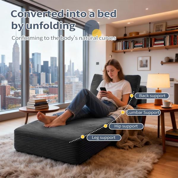 FILUXE Modular Sectional Sofa, Modern Modular Sofa Couch with Deep Seat