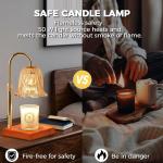 Candle Warmer Lamp with Timer Dimmable, Birthday Gifts for Women Mom
