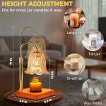 Candle Warmer Lamp with Timer Dimmable, Birthday Gifts for Women Mom
