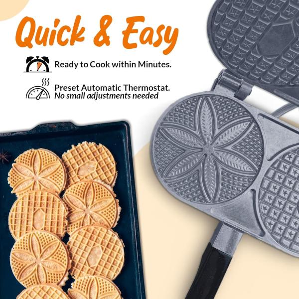 C. Palmer Original Non-Stick Pizzelle Iron