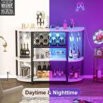 Unikito Bar Table Cabinet with Charging Station