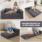 MeMoreCool Futon Couch Convertible Sofa Bed Queen