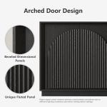 WIN2WIN 65" Fluted Sideboard Buffet Cabinet with Storage