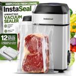 InstaSeal Vacuum Sealer for Food with 12 Bags