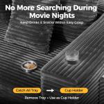 108” Cloud Sectional Couch in One Box, Compressed Modular Sectional Sofa with Deep Seat