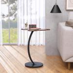 Shaped End Table, Unique Butterfly Side Table for Couch