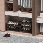 3 Tier (Thick) Bamboo Shoe Rack for Closet