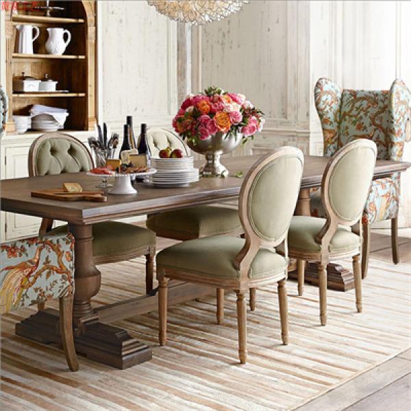 Sales Factory Nordic Restaurant Retro 2023 Warehouse Soild Wood Cheap Living Room Wooden Dining Table