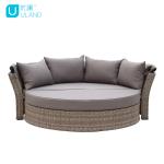 Uland Outdoor Circular Sofa Round Bed Furniture Garden Sofas Round Beds Outdoor Rattan Comfortable Bed